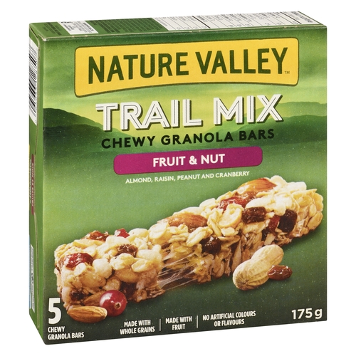 Nature Valley - Trail Mix Chewy Granola Bars - Fruit & Nut 5's 175g, 1 Each