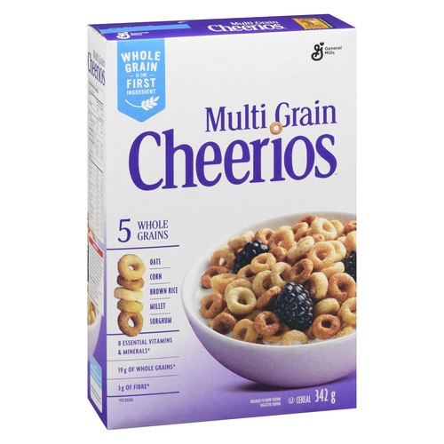 General Mills - Cereal - Cheerios - Multi Grain 342g, 1 Each