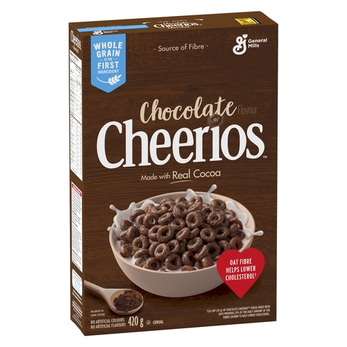 General Mills - Cereal - Cheerios - Chocolate 420g, 1 Each