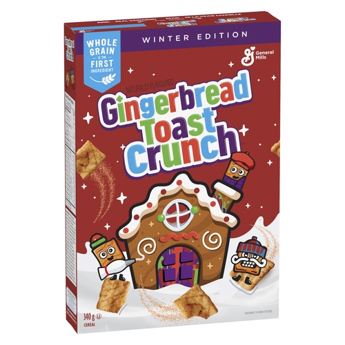 General Mills Cereal - Toast Crunch - Gingerbread 340g, 1 Each