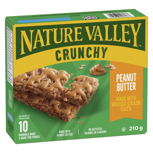 Nature Valley - Crunchy Granola Bars - Peanut Butter 10's 210g, 1 Each