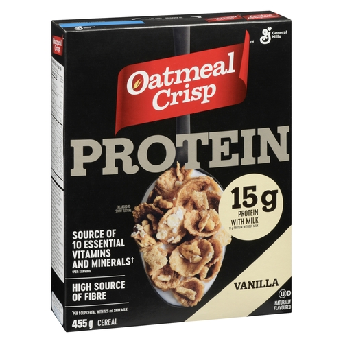 General Mills - Oatmeal Crisp Protein Cereal - Vanilla 455g, 1 Each