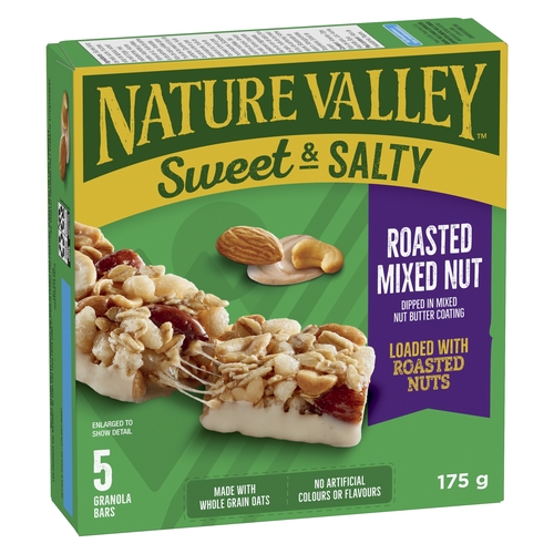 Nature Valley Sweet & Salty Granola Bars - Roasted Mixed Nut 5's 175g, 1 Each
