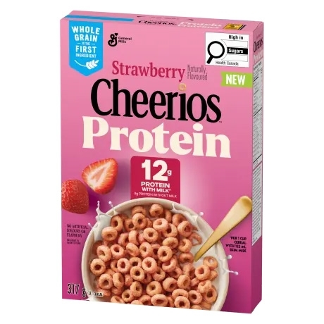 General Mills Cereal - Cheerios Protein - Strawberry 317g, 1 Each
