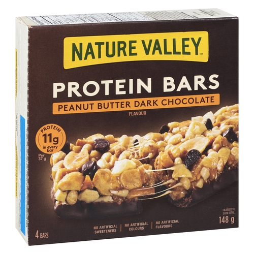 Nature Valley - Protein Bars - Peanut Butter Dark Chocolate 4's 148g, 1 Each