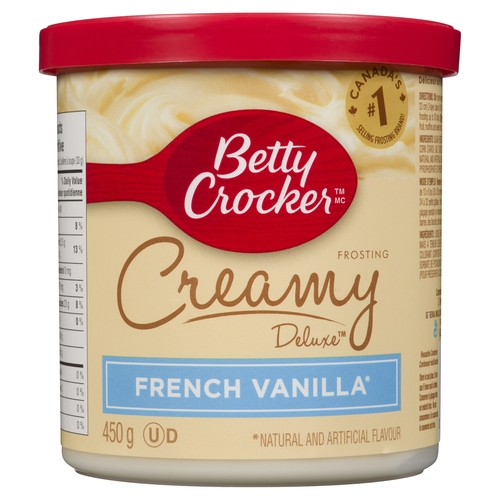 Betty Crocker - Creamy Deluxe Frosting - French Vanilla 450g, 1 Each