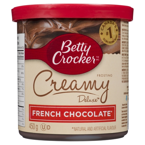 Betty Crocker - Creamy Deluxe Frosting - French Chocolate 450g, 1 Each