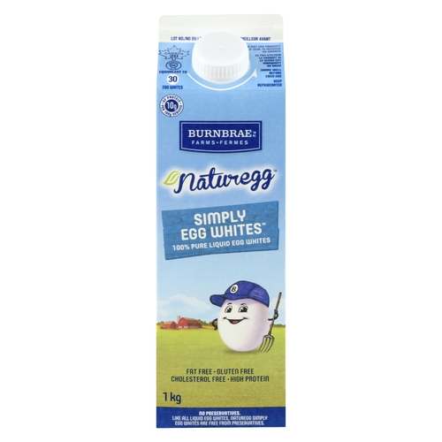 Burnbrae Farms - Naturegg 100% Pure Liquid Egg Whites 1kg