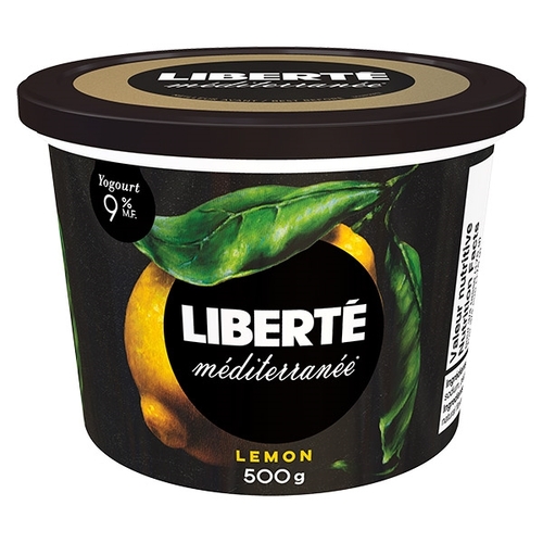Liberte - Mediterranee Yogourt - Lemon 9% m.f. 500g