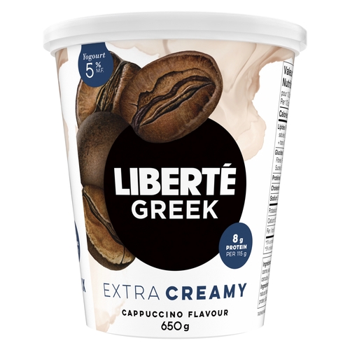 Liberte - Greek Yogourt - Cappuccino 5% m.f. 650g, 1 Each