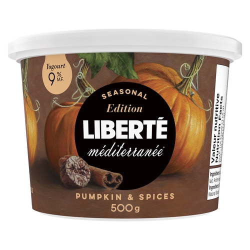Liberte - Mediterranee Yogourt Seasonal Edition - Pumpkin & Spices 9% m.f. 500g