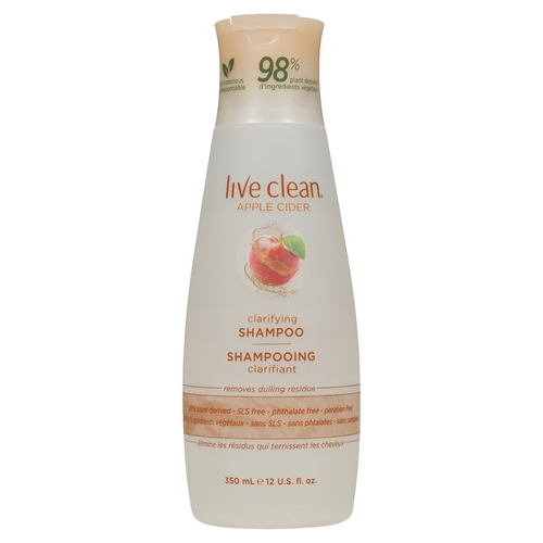 Live Clean - Apple Cider - Clarifying Shampoo 350ml