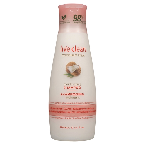 Live Clean - Coconut Milk - Moisturizing Shampoo 350ml