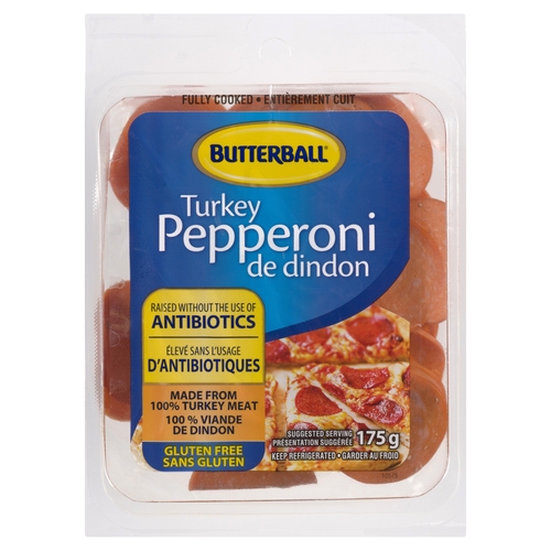 Butterball - Turkey Pepperoni 175g, 1 Each