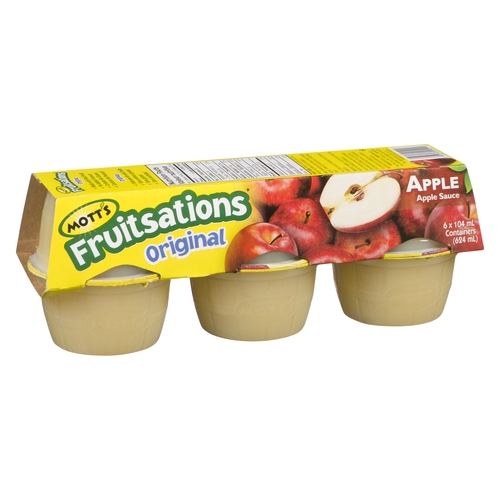 Mott's - Fruitsations - Apple Sauce - Original 6pk, 1 Each