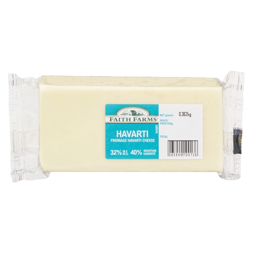 Faith Farms Cheese - Havarti 360g, 1 Each