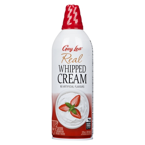 Gay Lea - Real Whipped Cream - 20% m.f. 225g, 1 Each