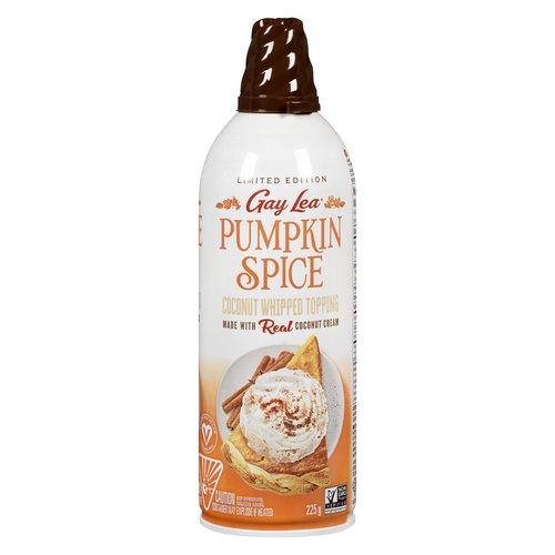 Gay Lea - Coconut Whipped Topping - Pumpkin Spice Limited Edition 225g