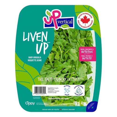 Up Vertical Farms - Liven Up Baby Arugula 113g