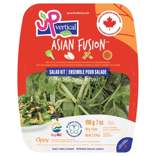 Up Vertical Farms - Asian Fusion Salad Kit 184g
