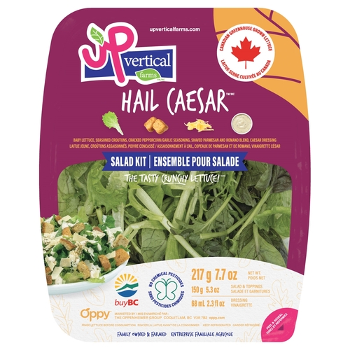 Up Vertical Farms - Salad Kit - Hail Caesar 217g, 1 Each