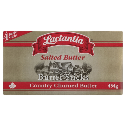 Lactantia Country Churned Butter Sticks - Salted 4/113.5g, 1 Each