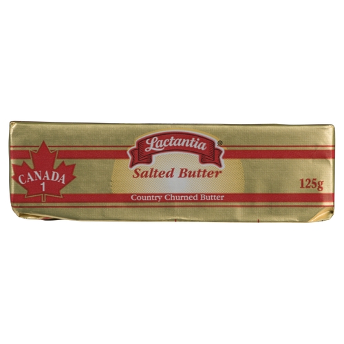 Lactantia Country Churned Butter Stick - Salted 125g, 1 Each