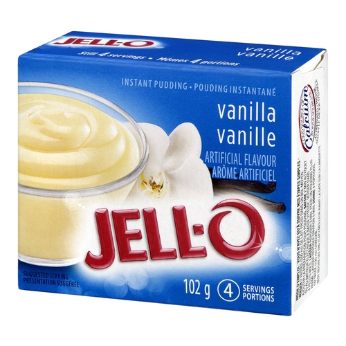 Jello - Instant Pudding - Vanilla 102g, 1 Each