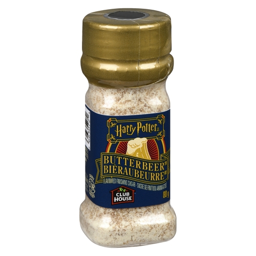 Club House - Flavoured Finishing Sugar Harry Potter Butterbeer 80g, 1 Each