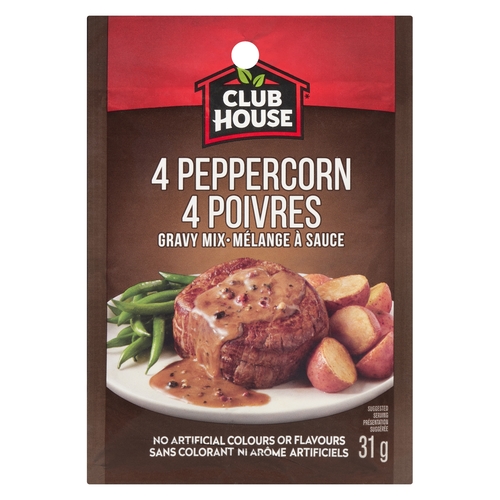 Club House - Gravy Mix - 4 Peppercorn 31g, 1 Each