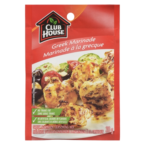 Club House - Seasoning Mix - Greek Marinade 30g, 1 Each