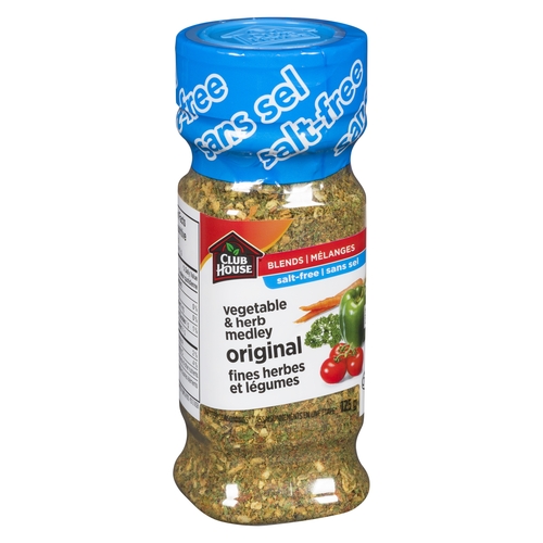 Club House - Original Vegetable & Herb Medley Blend - Salt-Free 125g