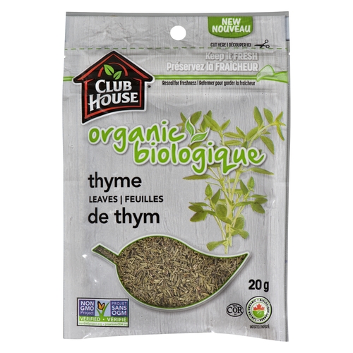 Club House - Organic Thyme Leaves 20g