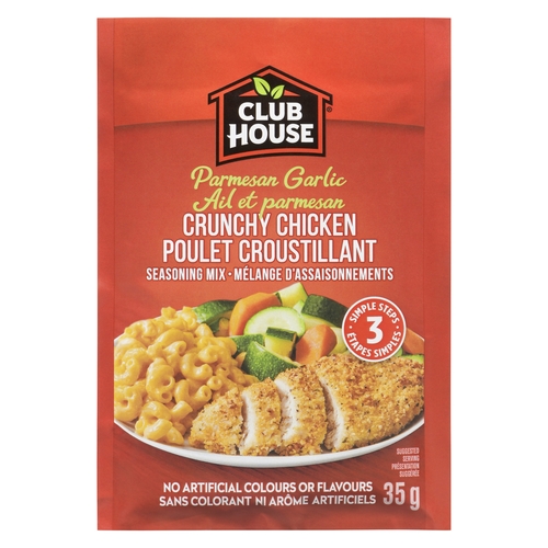 Club House Seasoning Mix - Parmesan Garlic Crunchy Chicken 35g, 1 Each