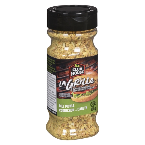 Club House - La Grille Flavoured Seasoning - Dill Pickle 165g, 1 Each