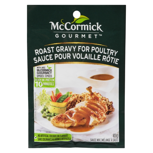 McCormick Gourmet - Sauce Mix - Roast Gravy for Poultry 30g, 1 Each