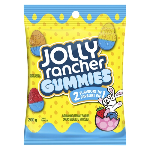 Jolly Rancher - Gummies Candy - 2 Flavours in 1 200g, 1 Each