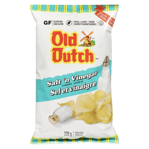 Old Dutch Potato Chips - Salt 'n Vinegar 220g