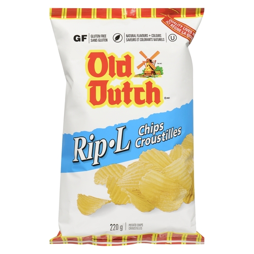 Old Dutch Potato Chips - Rip-L 220g