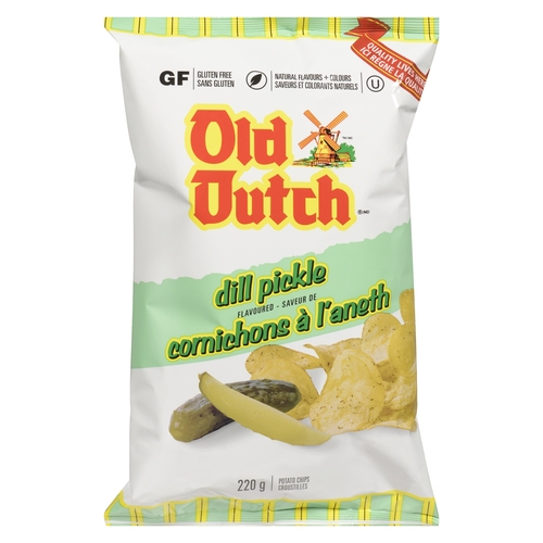 Old Dutch Potato Chips - Dill Pickle 220g
