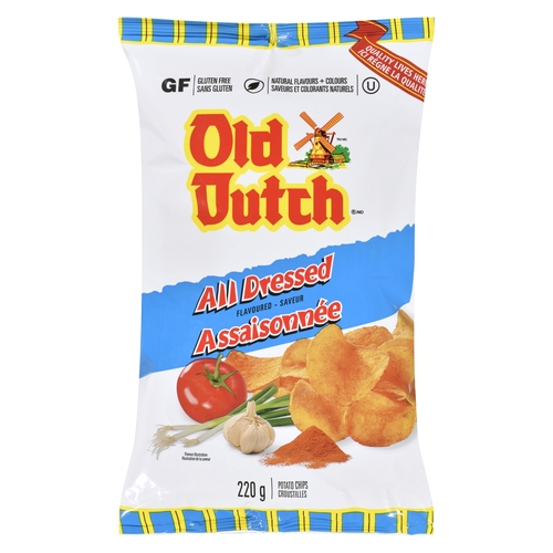 Old Dutch Potato Chips - All Dressed 220g