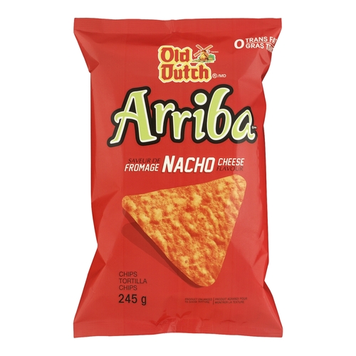 Old Dutch - Tortilla Chips - Nacho Cheese 245g, 1 Each