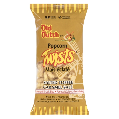 Old Dutch - Popcorn Twists - Salted Toffee 55g