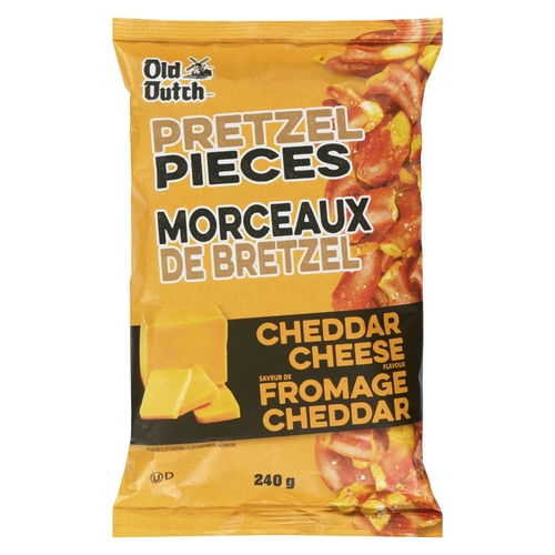 Old Dutch - Pretzel Pieces - Cheddar Cheese 240g, 1 Each
