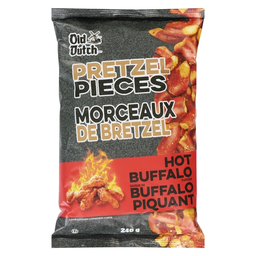 Old Dutch - Pretzel Pieces - Hot Buffalo 240g, 1 Each