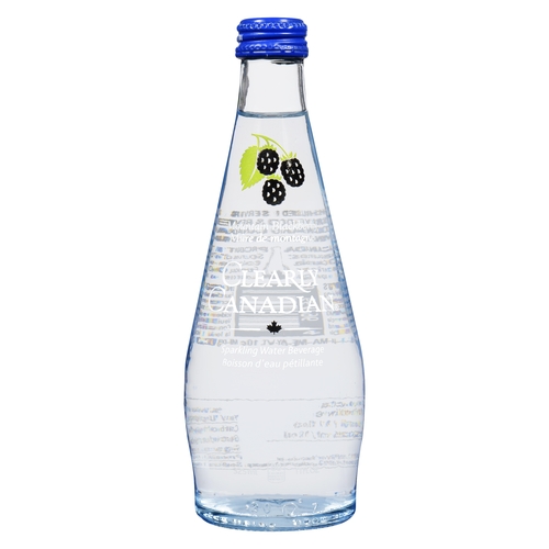 Clearly Canadian - Sparkling Water Beverage - Mountain Blackberry 325ml, 1 Each