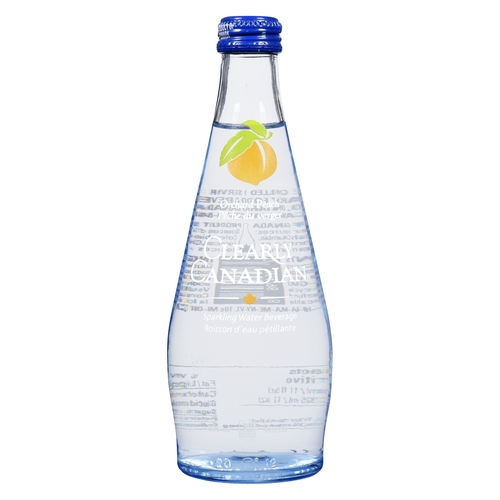 Clearly Canadian - Sparkling Water Beverage - Orchard Peach 325ml, 1 Each