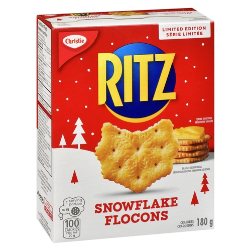 Christie - Ritz Crackers - Snowflake 180g, 1 Each