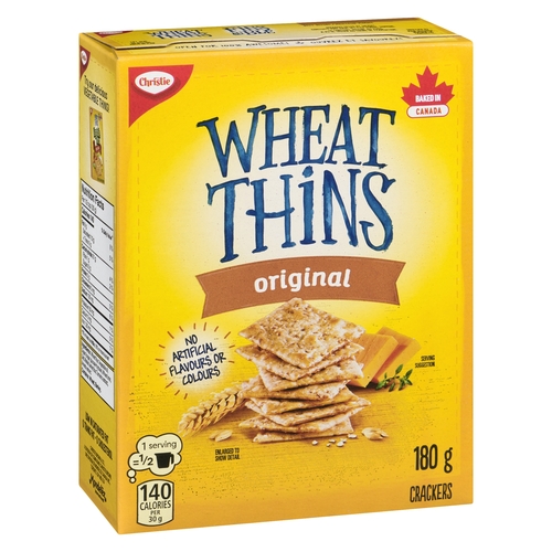 Christie - Wheat Thin Crackers 180g, 1 Each