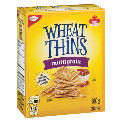 Christie - Baked Wheat Thins Crackers - Multigrain 180g, 1 Each